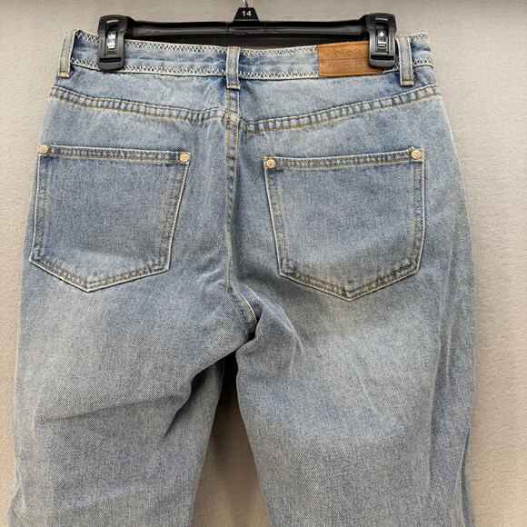 Pol Anthropologie Women's Reckless Boyfriend Distressed Jeans SMP35 Sz.M Preppy - Picture 3 of 16